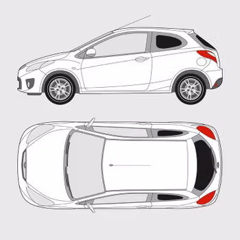 Mazda 2 3-dörrar | 2007-2014