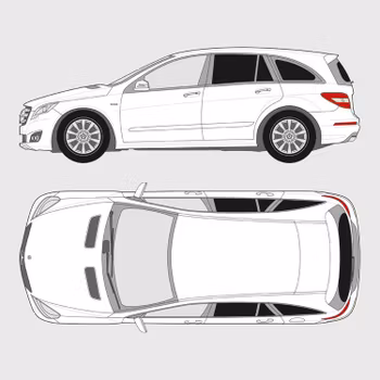 Mercedes R-Klass Kort | 2005-2013