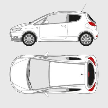 Mitsubishi Colt 3-dörrar | 2004-2012