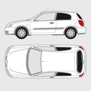 Nissan Almera 3-dörrar | 2000-2009