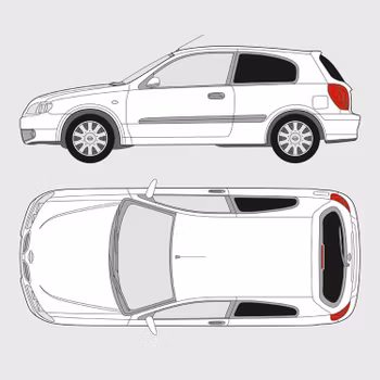 Nissan Almera 3-dörrar | 2000-2009