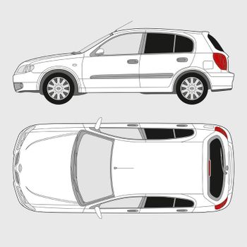 Nissan Almera 5-dörrar | 2000-2006