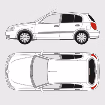 Nissan Almera 5-dörrar | 2000-2006