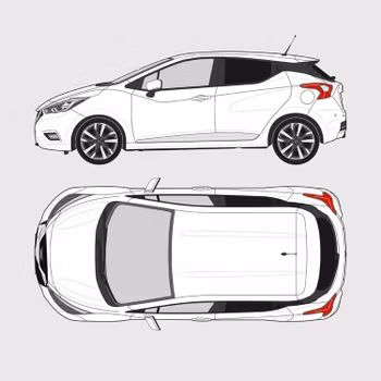 Nissan Micra 5-dörrar | 2017-