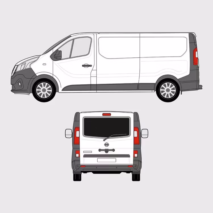 Nissan NV300 bagklap | 2017-