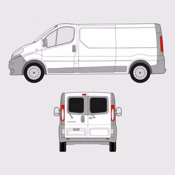 Nissan Primastar bagdøre | 2001-2014