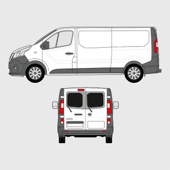 Opel Vivaro bakdörrar | 2017-