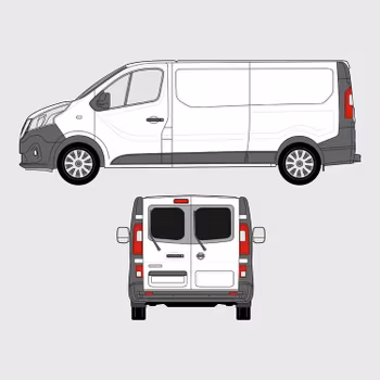 Opel Vivaro bakdörrar | 2017-