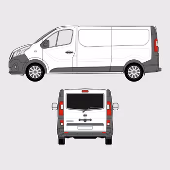 Opel Vivaro baklucka | 2017-