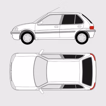 Peugeot 106 5-dörrar | 1991-2003