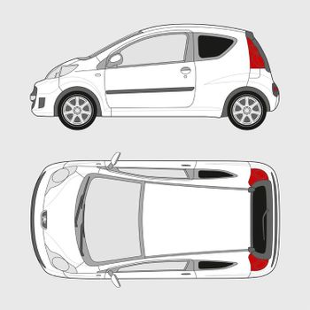 Peugeot 107 3-dörrar | 2005-2014
