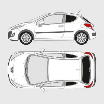 Peugeot 207 3-dörrar | 2006-2012