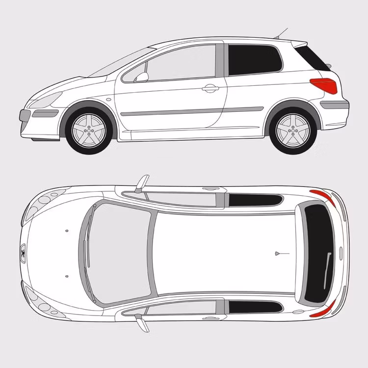 Peugeot 307 3-dørs | 2001-2008
