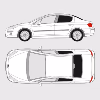Peugeot 407 4-dørs | 2004-2011