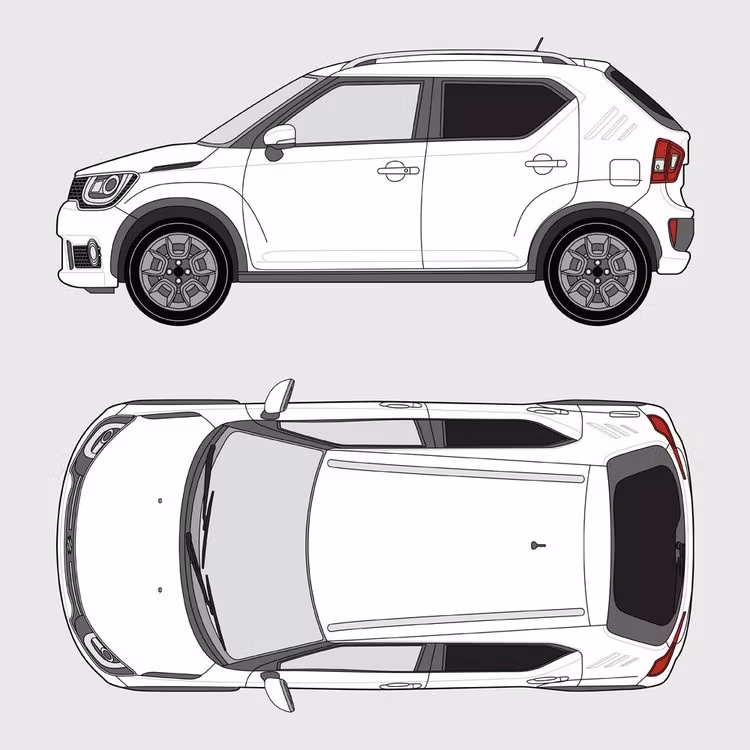 Färdigskuren solfilm till Suzuki Ignis | 2017-