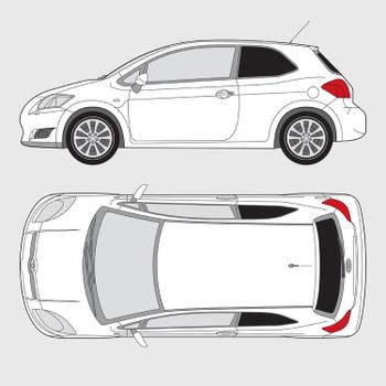 Toyota Auris 3-dörrar | 2007-2013