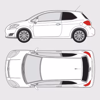 Toyota Auris 3-dörrar | 2007-2013