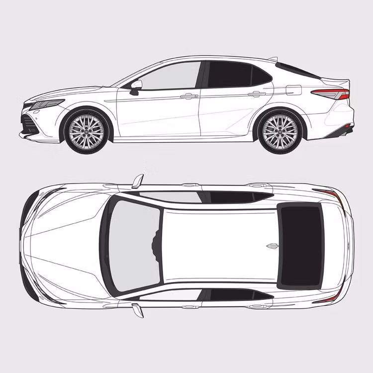 Toyota Camry 4-dørs | 2019-