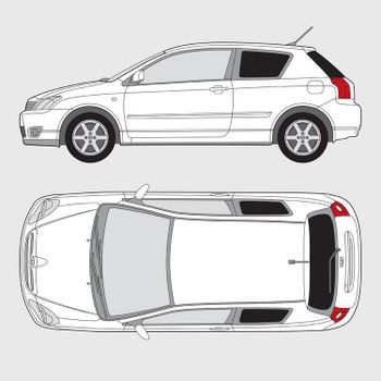 Toyota Corolla 3-dörrar | 2002-2007