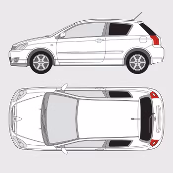 Toyota Corolla 3-dörrar | 2002-2007