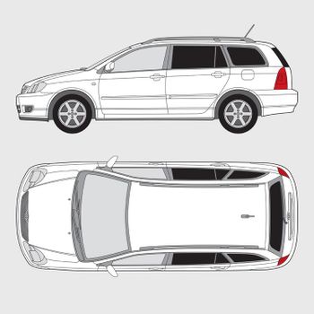 Toyota Corolla 5-dörrar | 2002-2007