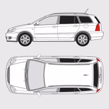 Toyota Corolla 5-dörrar | 2002-2007