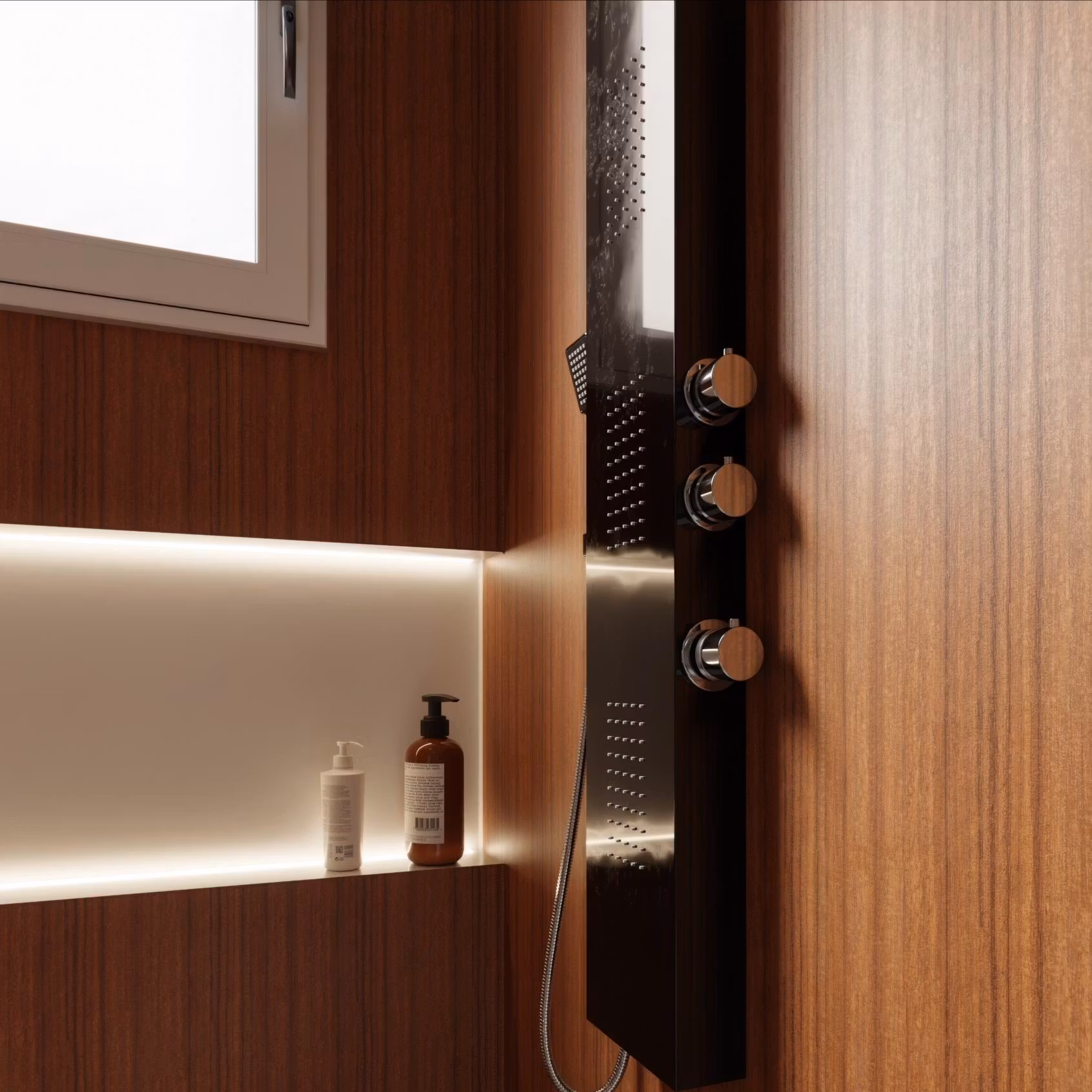 Dekorplast Træ AT04 – Orangefarvet Teak