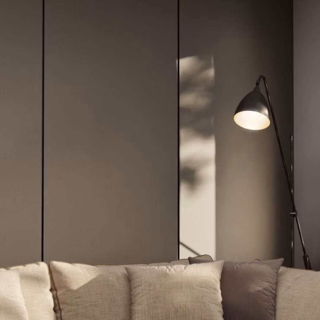 Dekorplast Läder NE40 - Mörkgrå