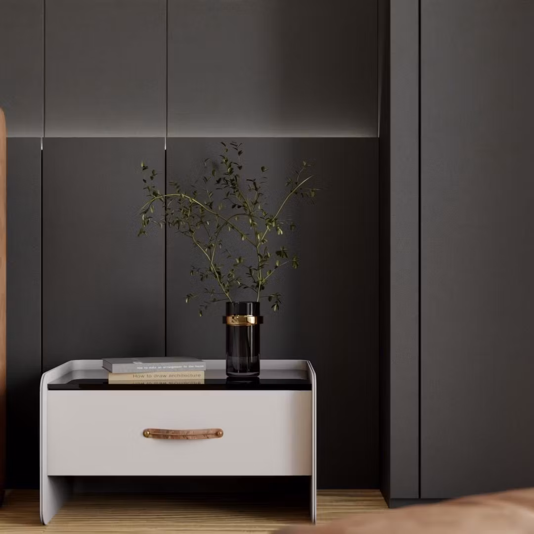 Dekorplast Läder NE40 - Mörkgrå