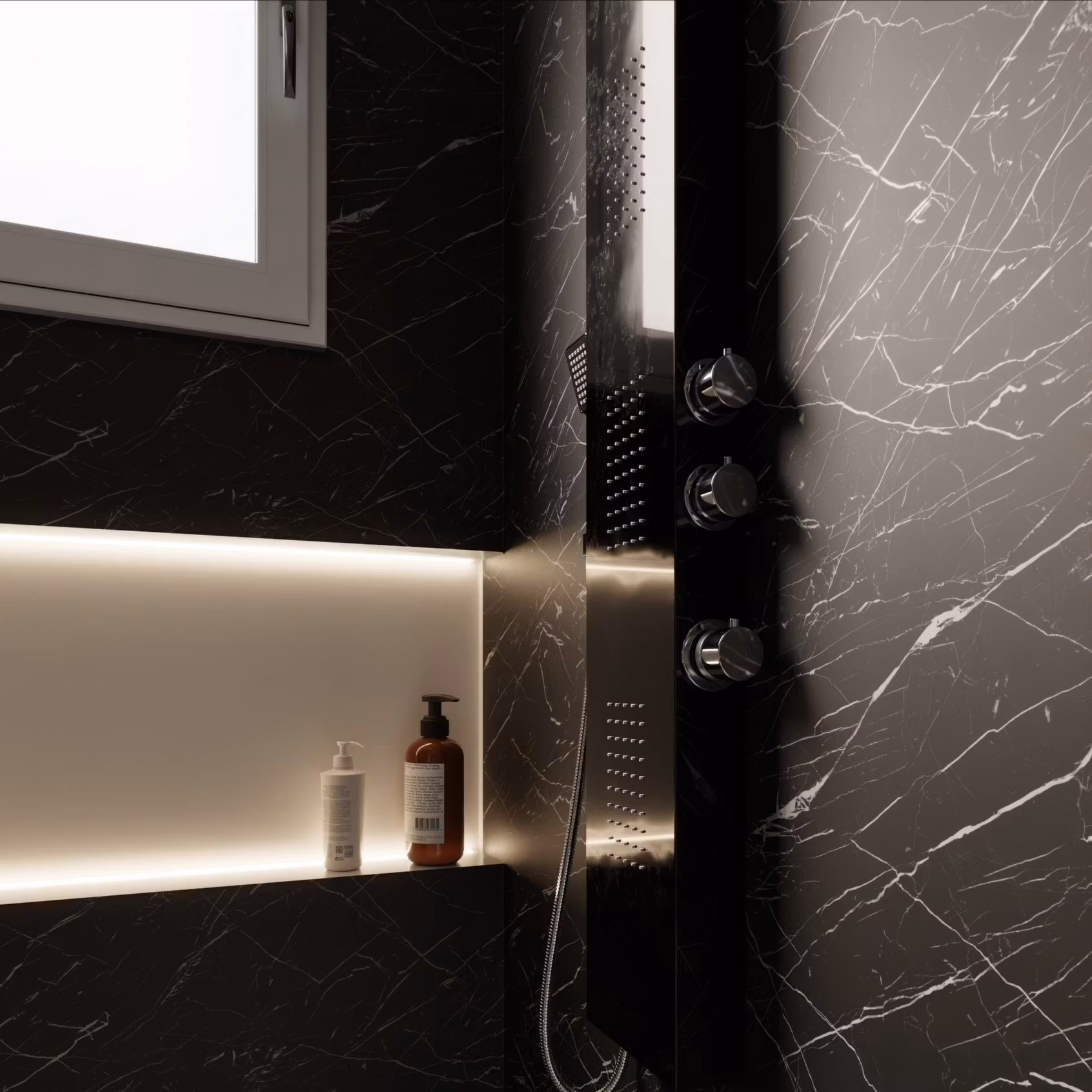 Dekorplast Marmor U50 – Sort