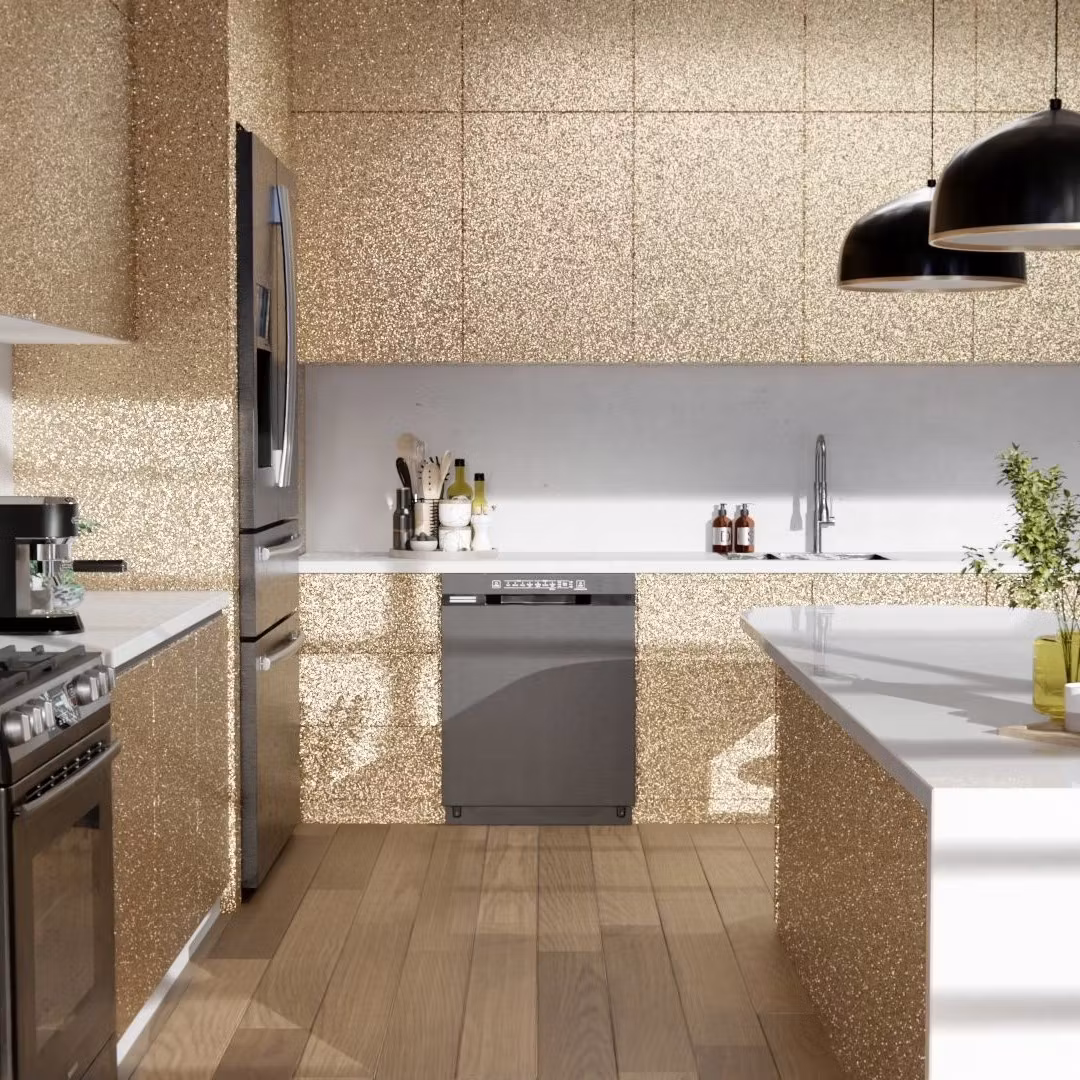 Dekorplast R5 – Guld Glitter