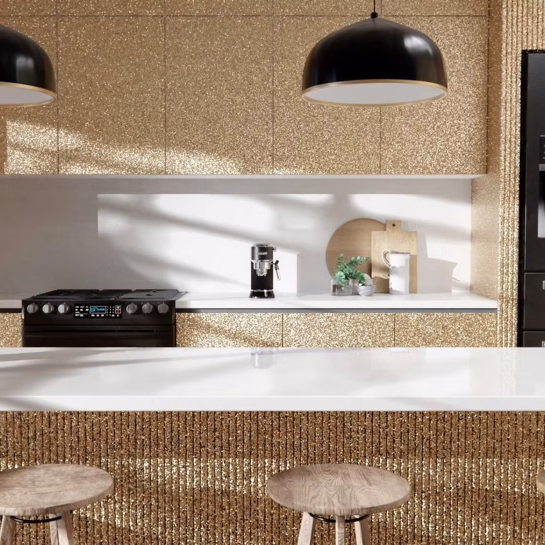 Dekorplast R5 – Guld Glitter