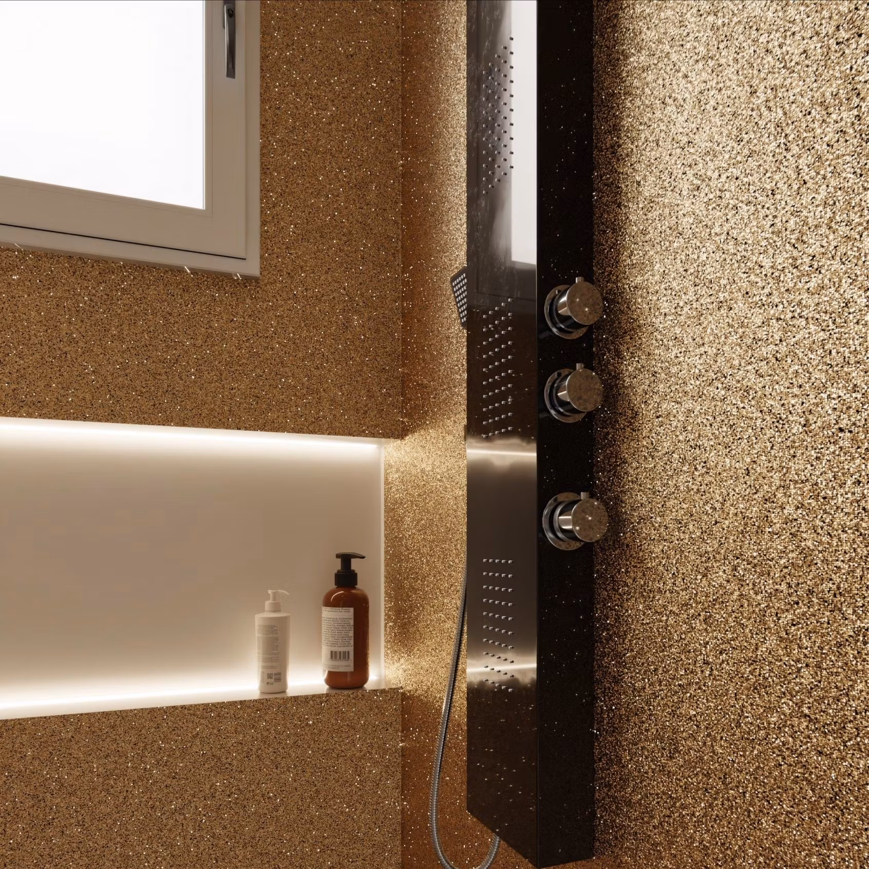 Dekorplast R5 – Guld Glitter