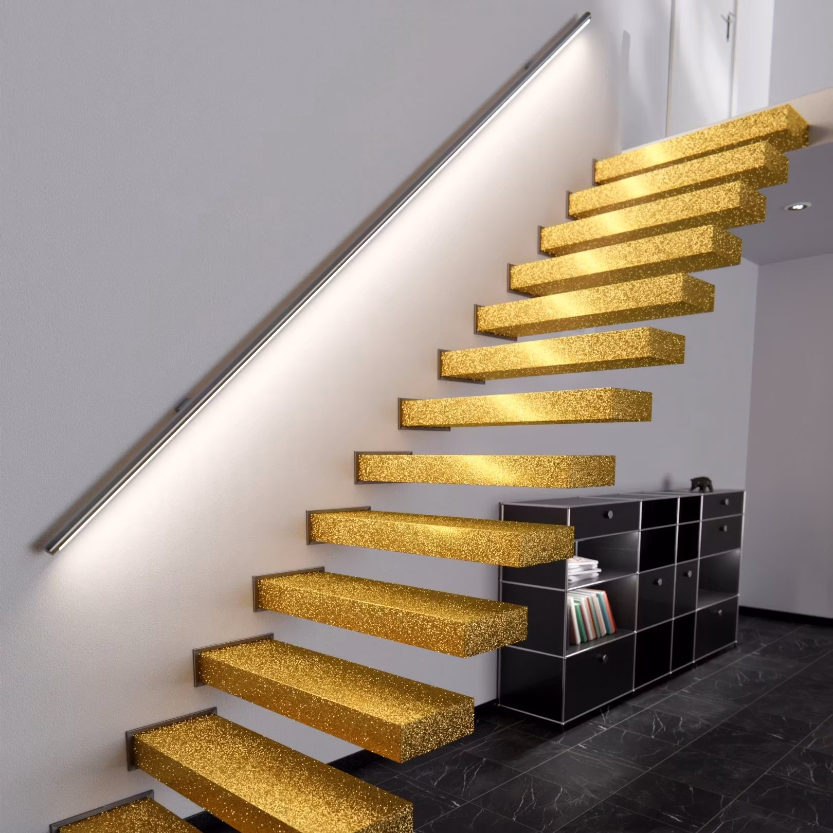 Dekorplast R6 - Gul Glitter