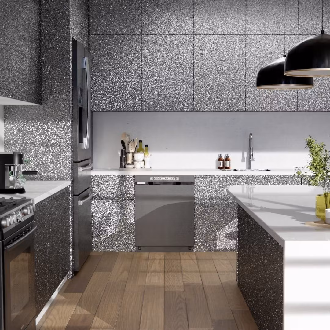 Dekorplast R7 – Sølv Glitter