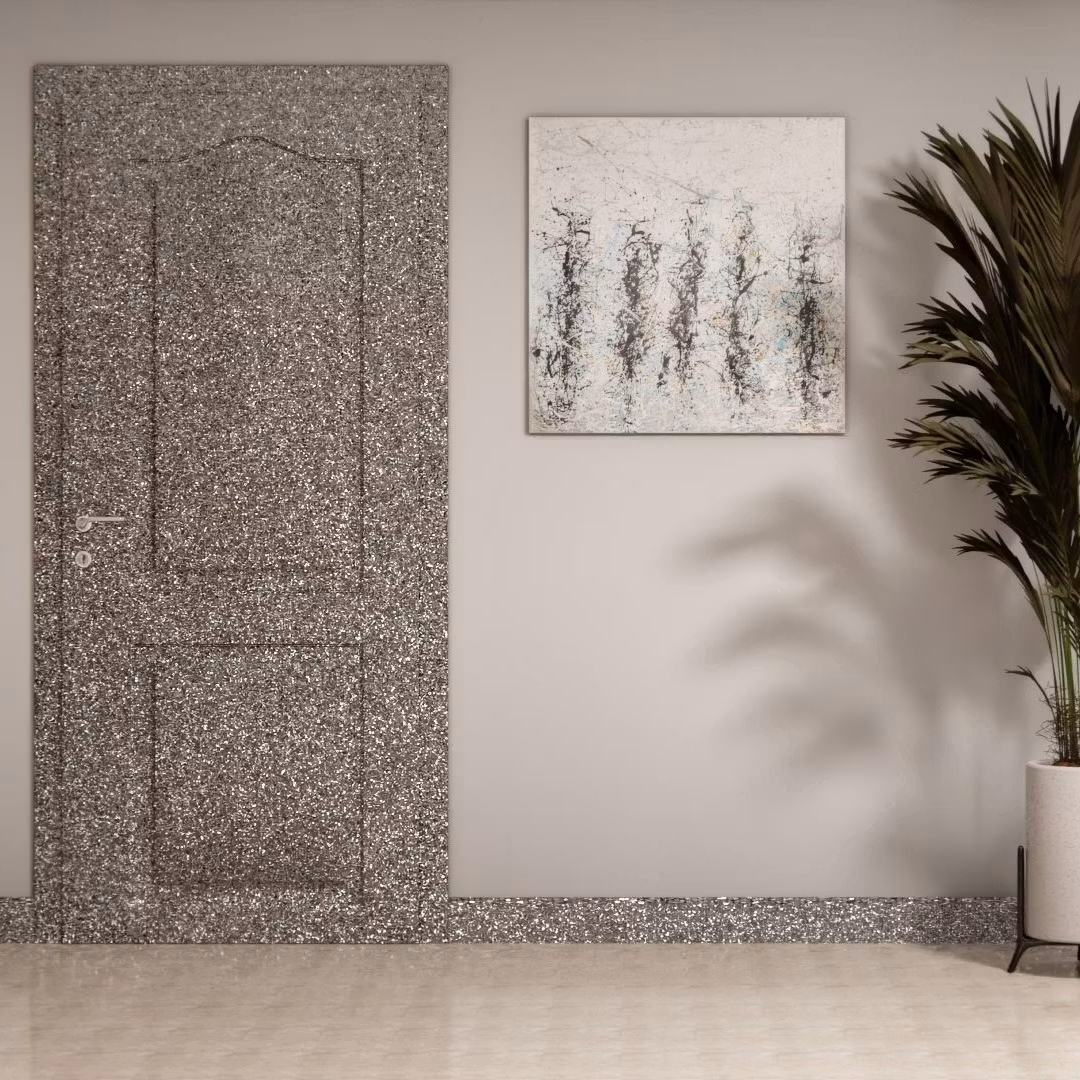 Dekorplast R7 – Sølv Glitter