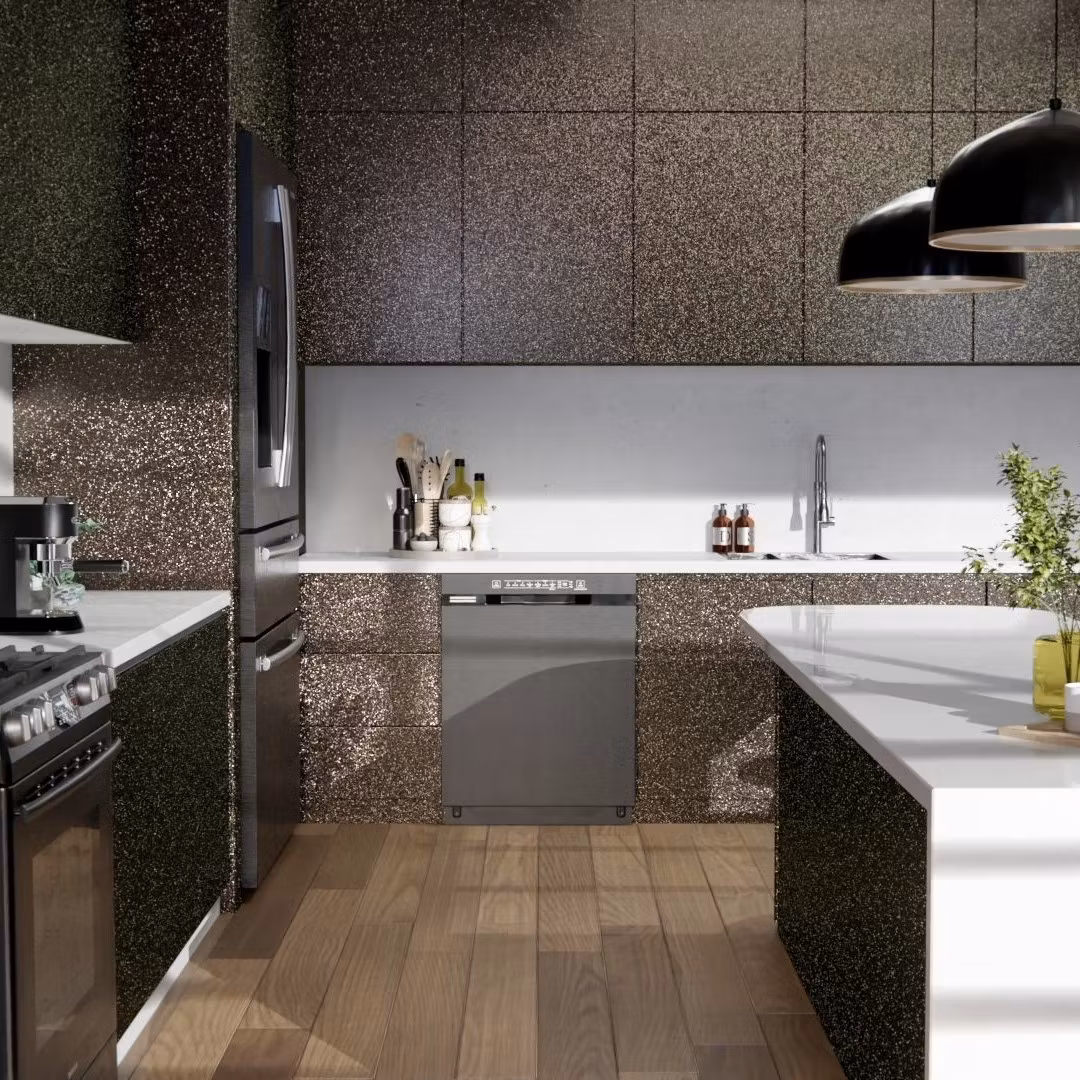 Dekorplast R9 – Sort Glitter