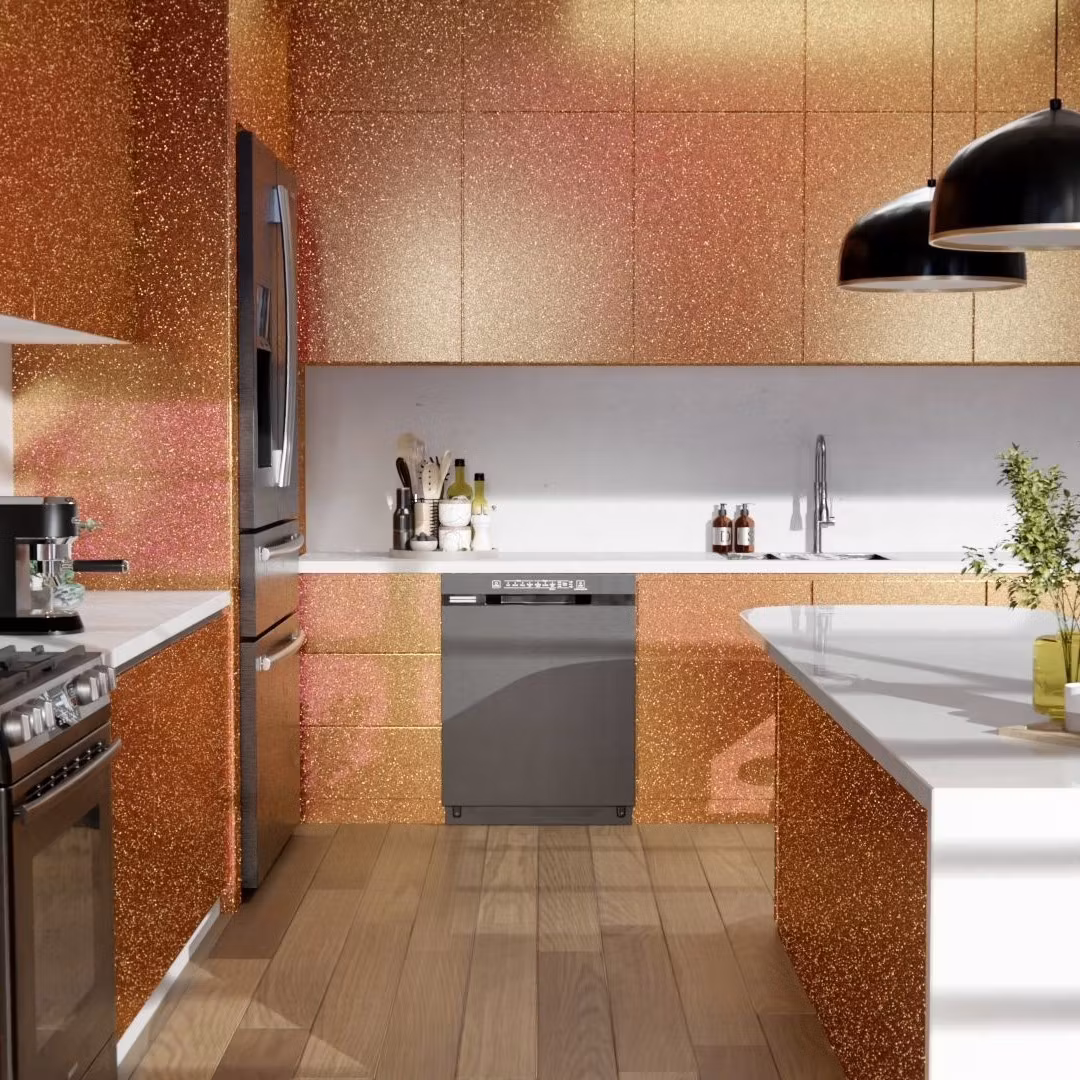 Dekorplast R10 – Kobber Glitter