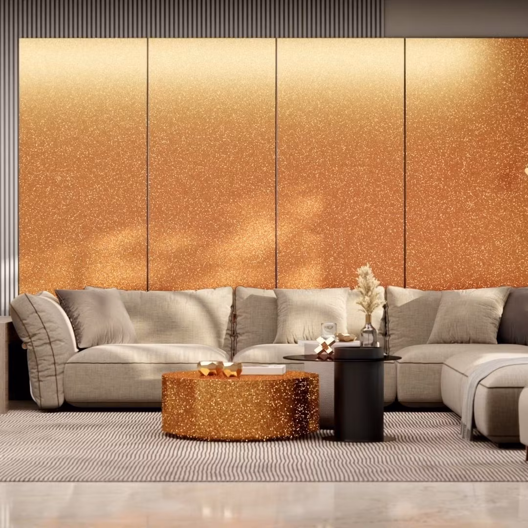 Dekorplast R10 – Kobber Glitter