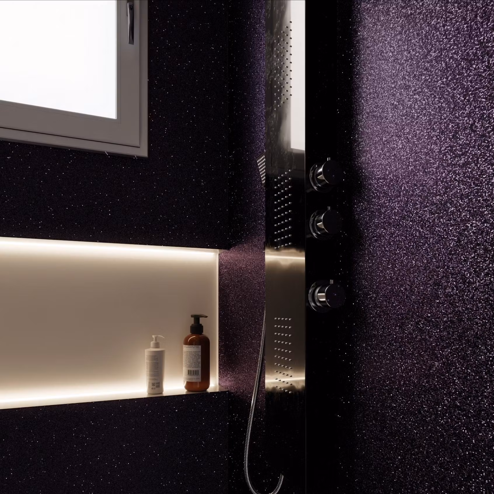 Dekorplast R11 – Blå Glitter