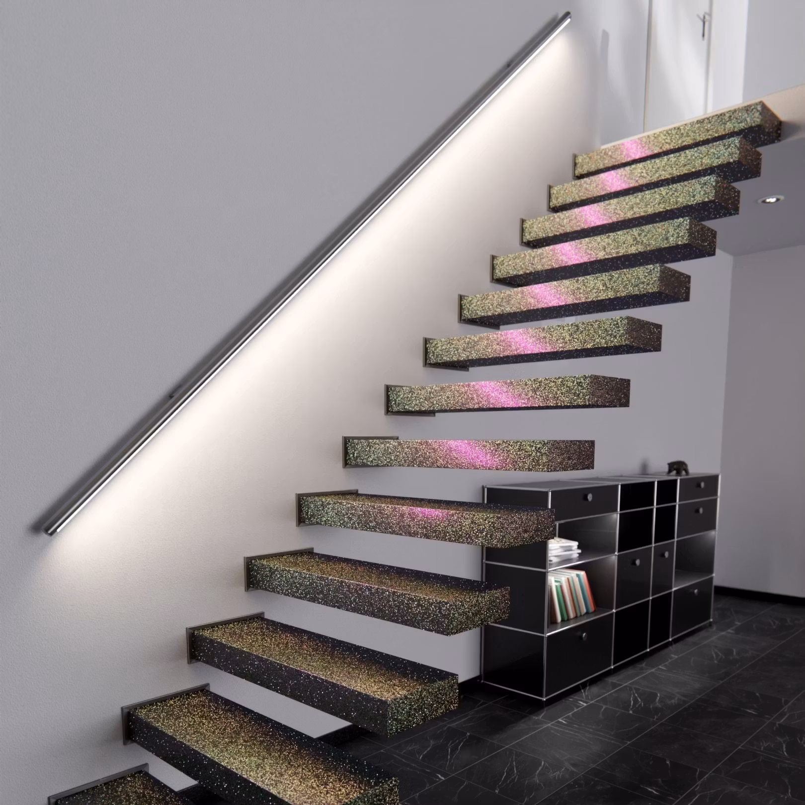 Dekorplast R14 – Grøn Mixet Glitter