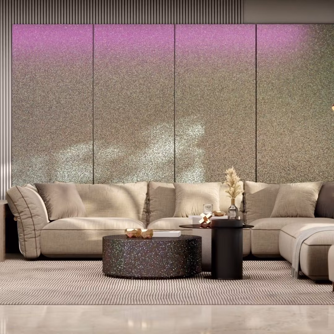 Dekorplast R14 – Grøn Mixet Glitter