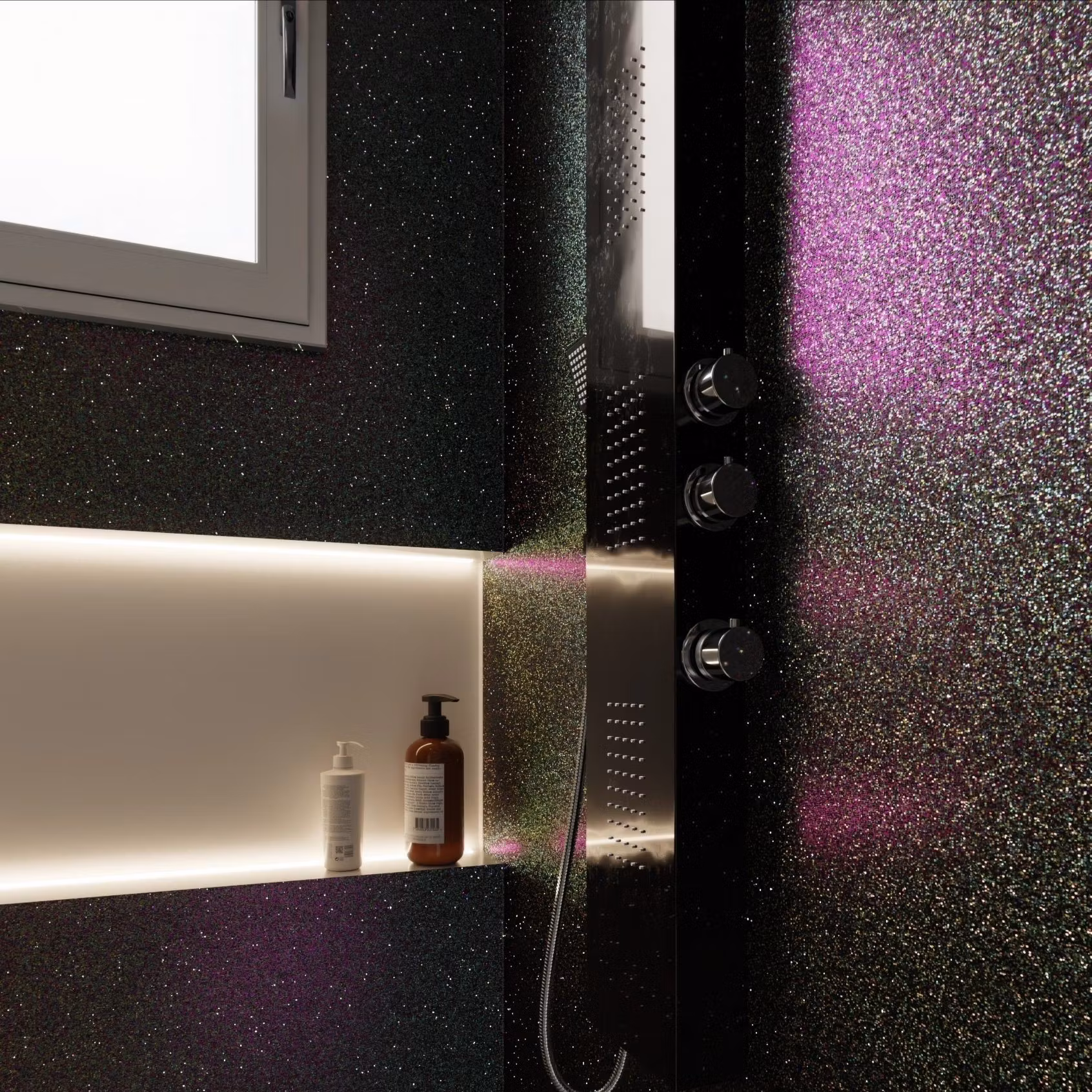 Dekorplast R14 – Grøn Mixet Glitter