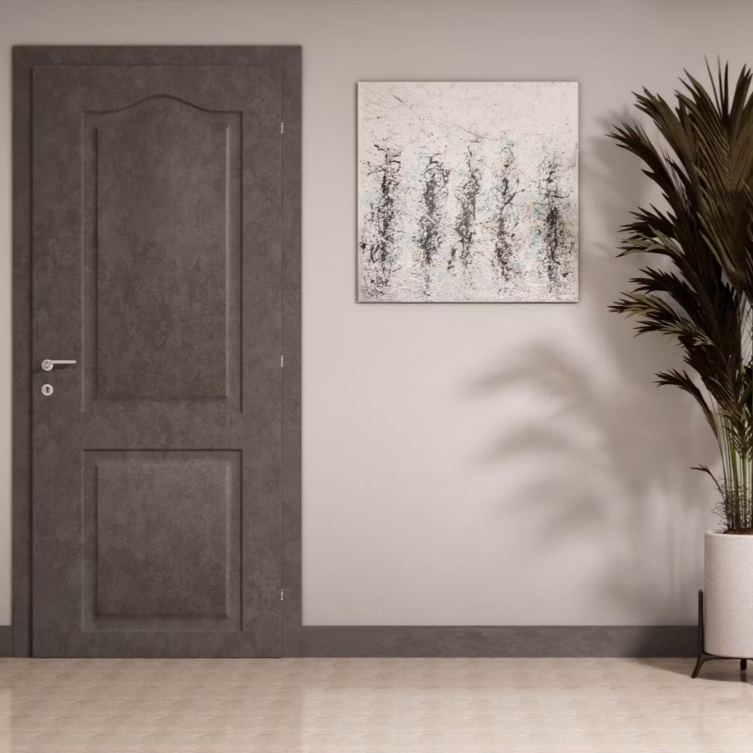 Dekorplast U10 - Svart Stål