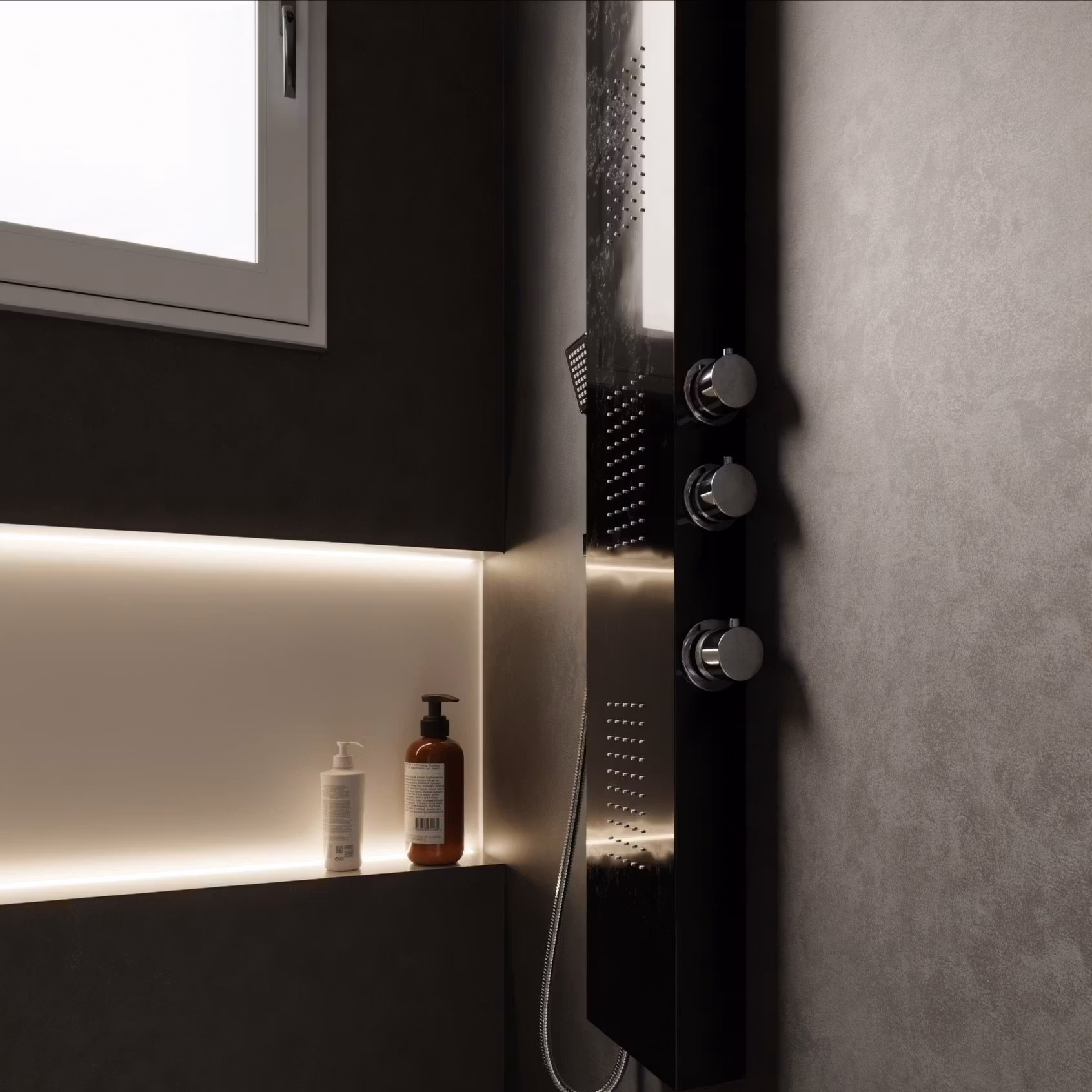 Dekorplast U10 - Svart Stål