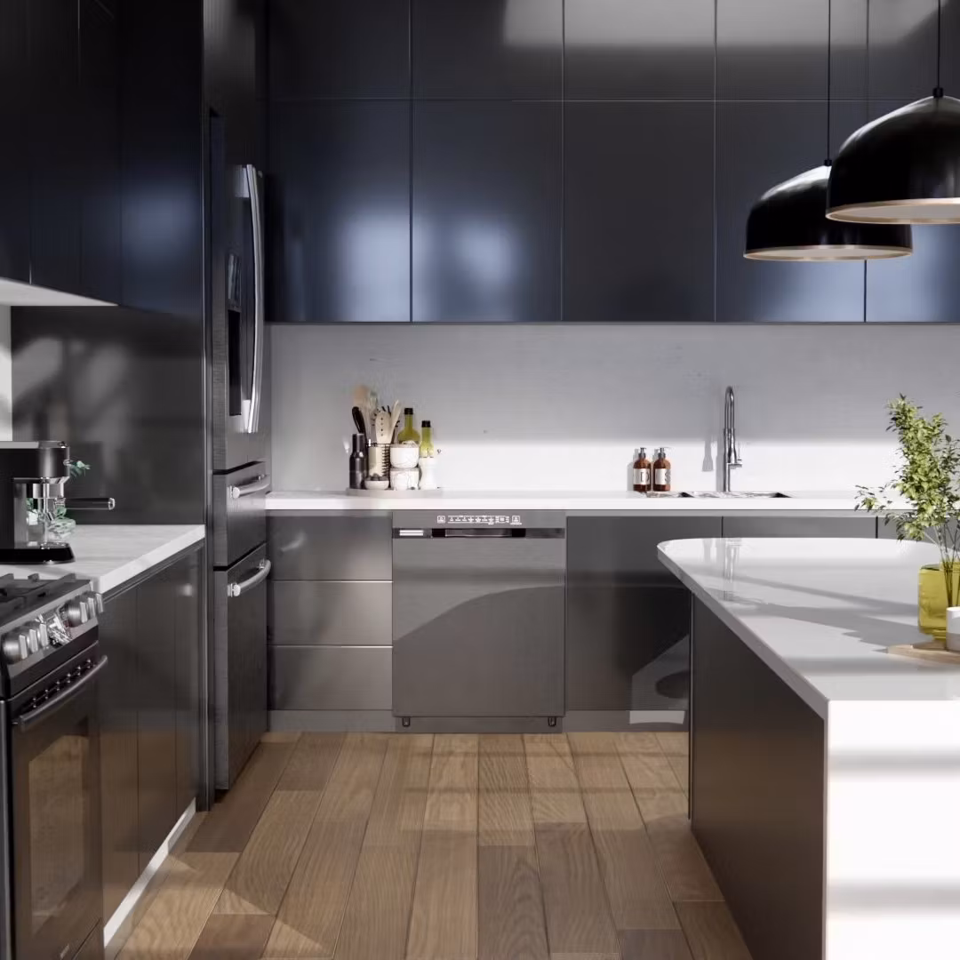 Dekorplast J5 - Sort Lakeret