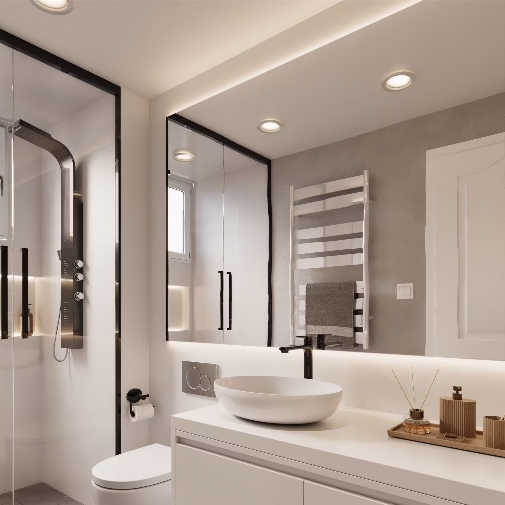 Dekorplast J4 - Lakeret Hvid