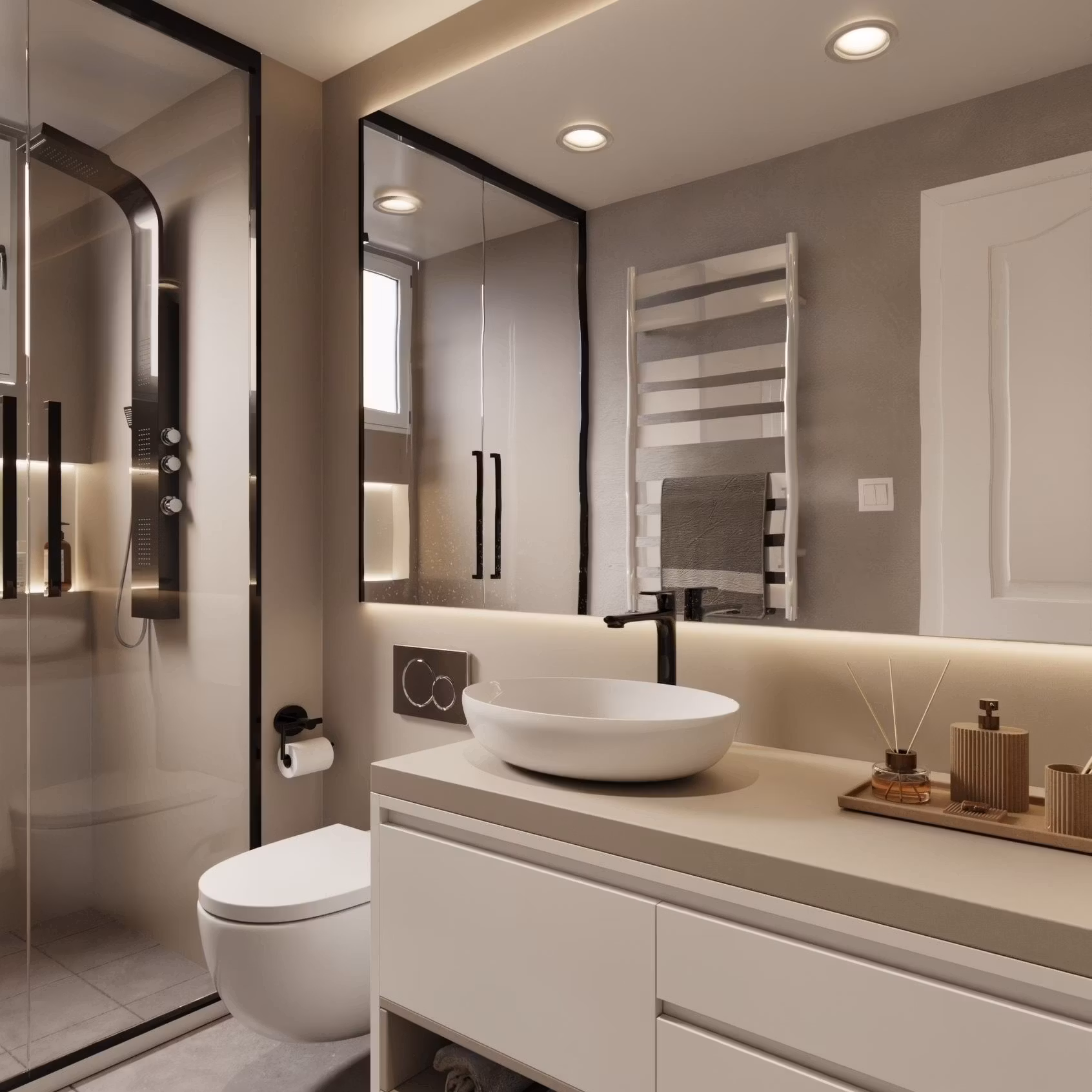 Dekorplast K7 - Cremefarvet Grå