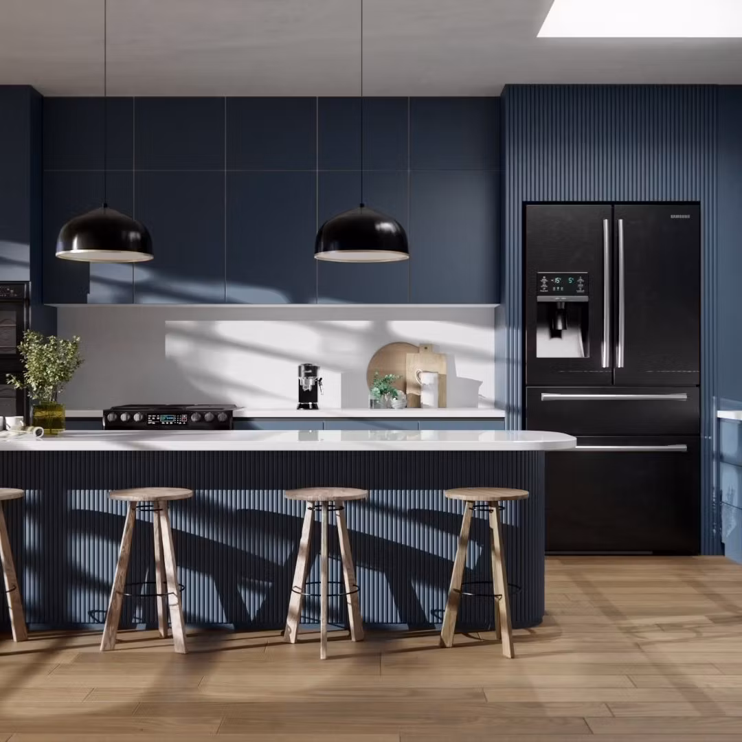 Dekorplast M6 - Stålfarvet Blå