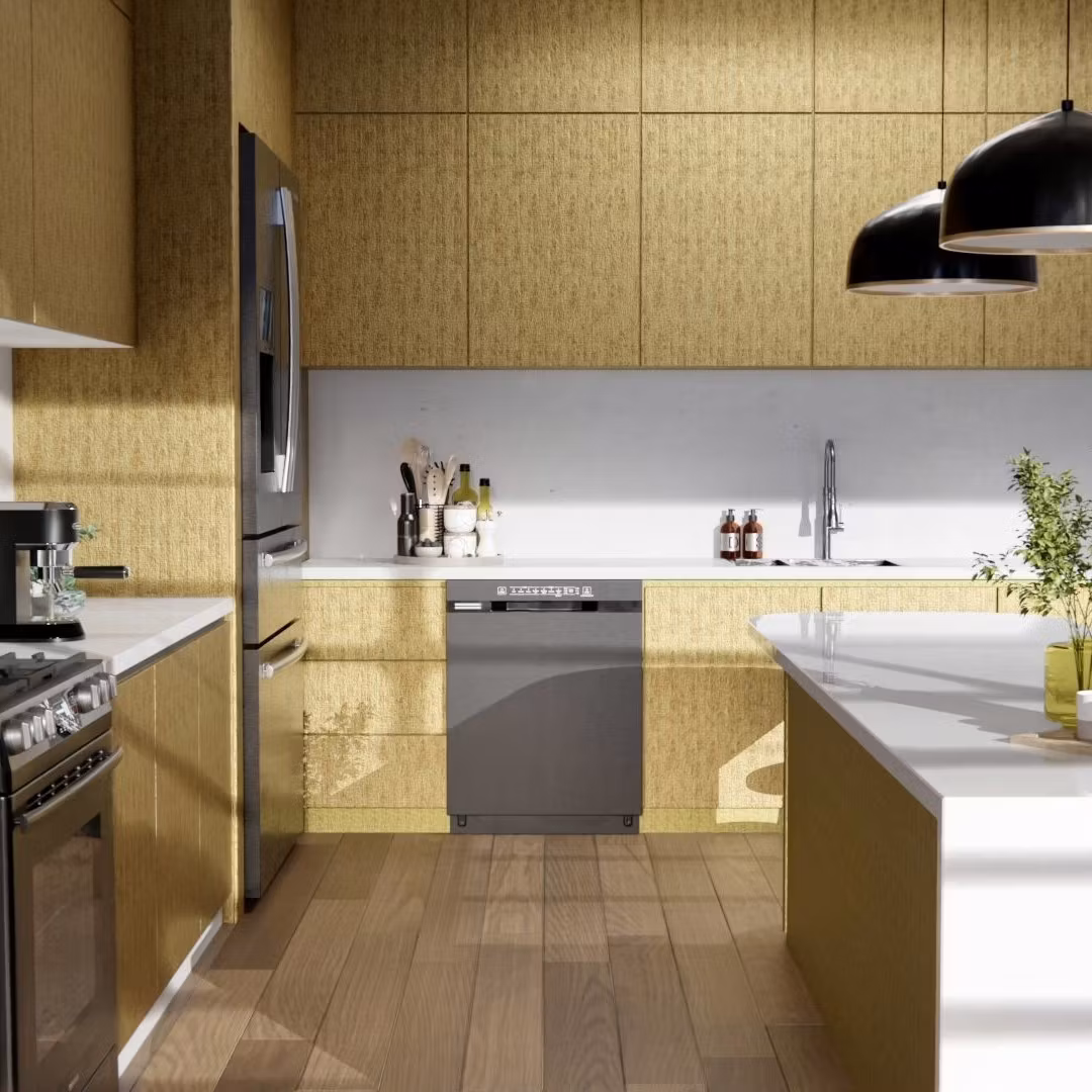 Dekorplast Tekstil AL15 - Guld